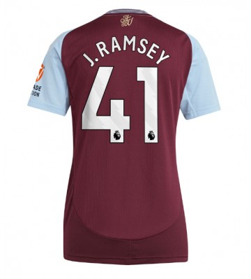 Aston Villa Jacob Ramsey #41 Primera Equipación Mujer 2024-25 Manga Corta